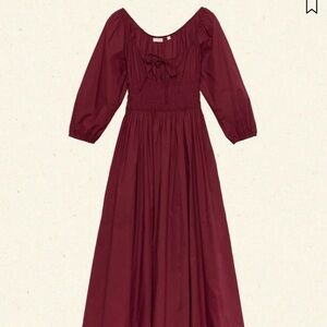 DOEN Quintessa Dress in Deep Crimson, Size Small, NWT